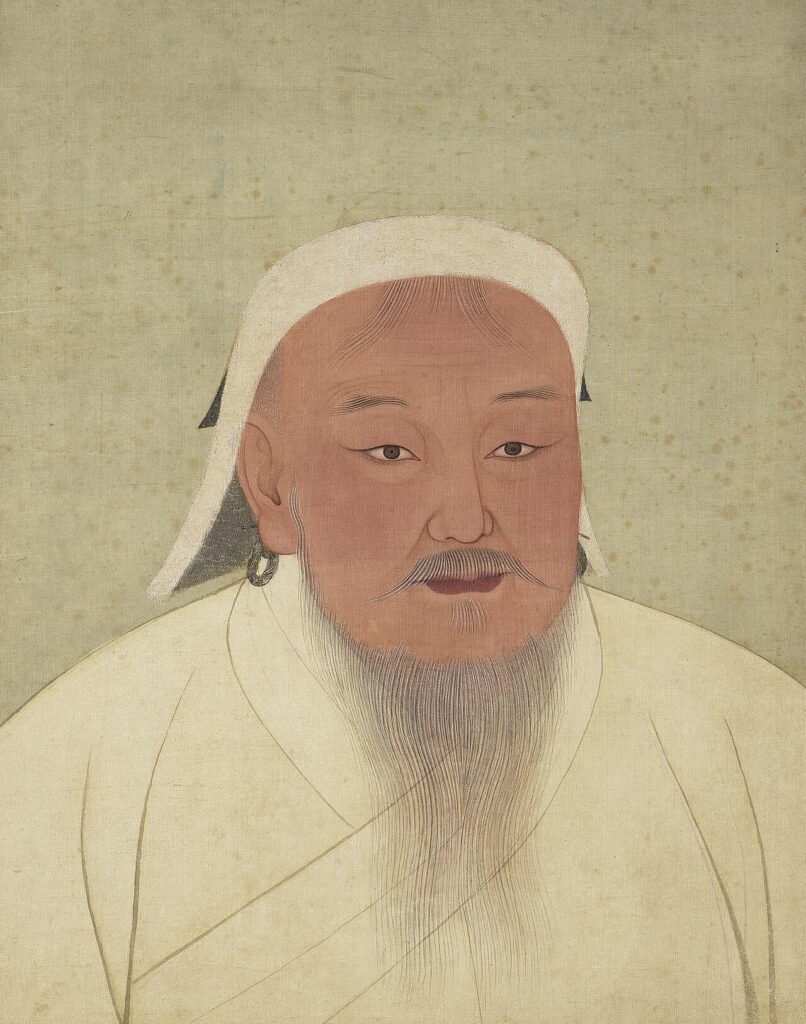 Gengis Kan, retrato del Museo del Palacio de Pekín
