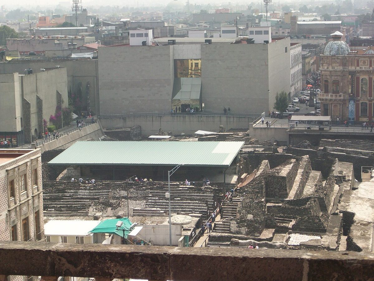 Ruinas del Templo Mayor de Tenochtitlan