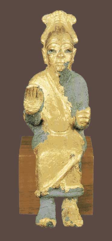 Estatuilla del dios El de Ugarit