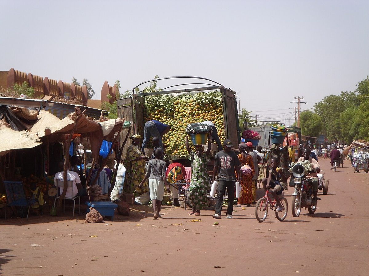 Mercado de Mopti, Malí