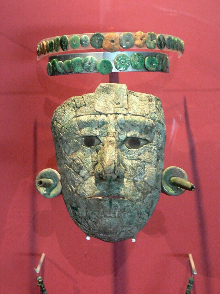 Máscara De La Reina Roja De Palenque