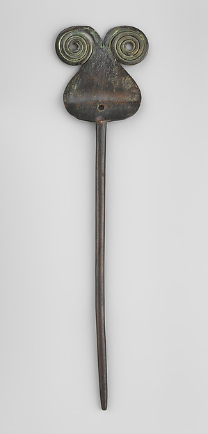 Tupu inca de oro, joya ceremonial andina